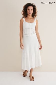 Phase Eight Clara Knitted Co-Ord White Skirt (324157) | €51
