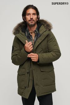 Superdry Green Everest Faux Fur Hooded Parka (324517) | $179