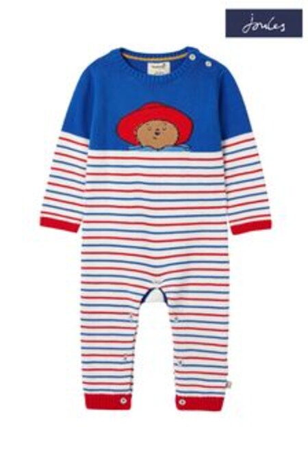 Joules Roșu Lima Paddington tricotate salopetă pentru bebeluși 0-24 luni (324743) | 187 LEI - 207 LEI