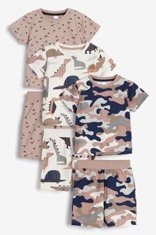 Lot de 3 pyjamas courts (9 mois - 8 ans)
