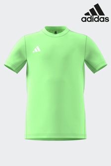 adidas Light Green Essentials 3-Stripes Cotton T-Shirt (325856) | AED100