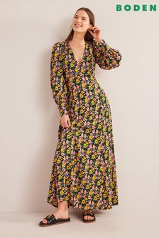 Boden Green Blouson Sleeve Maxi Tea Dress (326050) | €103