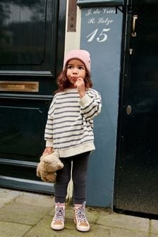 Black/White Relaxed Fit Sweater And Leggings Set (3mths-7yrs) (326290) | €17 - €22