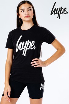 Schwarz - Hype. Loungewear-Set mit T-Shirt und Radlershorts (326370) | 17 € - 20 €