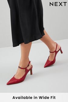Red Regular/Wide Fit Forever Comfort® With Motionflex Hardware Point Toe Heels (326461) | €26