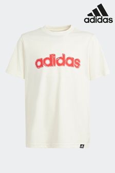 adidas White Sportswear Table Growth Graphic T-Shirt (326680) | kr169