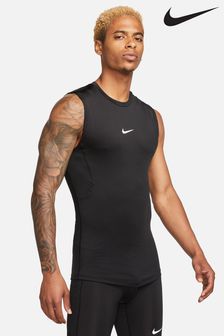 Negro - Top sin mangas en tejido Dri-FIT Pro de Nike (326739) | 47 €