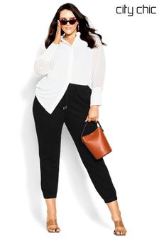 City Chic Charlotte Black Trousers (327408) | €26