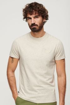 Weiß - Superdry Vintage T-Shirt mit Logostickerei (327825) | 30 €