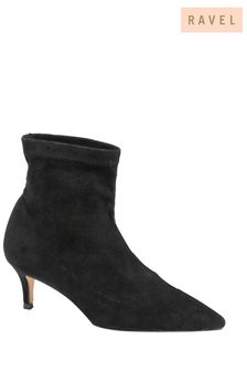 Ravel Black Imi Suede Sock Ankle Boots (328381) | 100 €