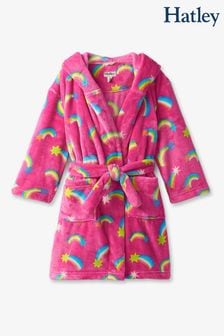 Hatley Pink Shooting Star Fleece Robe (328759) | DKK192