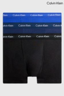 Albastru/Negru - Set de 3 perechi de boxeri Calvin Klein (328961) | 251 LEI