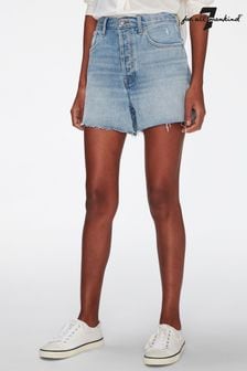 7 For All Mankind Blue Easy Ruby High Waist Shorts (329164) | €72