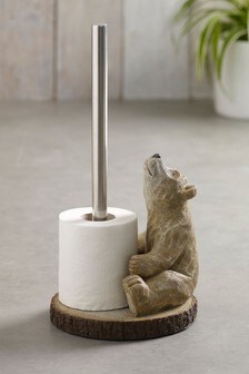 Natural Bear Toilet Roll Holder (329363) | $39