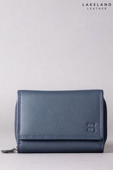 أزرق داكن أزرق - محفظة جلد صغيرة من Lakeland Leather (330394) | 139 د.إ