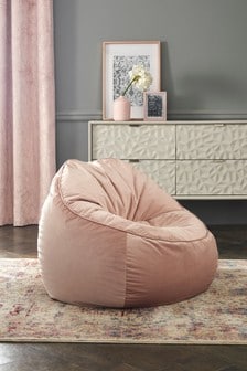 Blush Pink Opulent Velvet Bean Bag Chair (330866) | €165