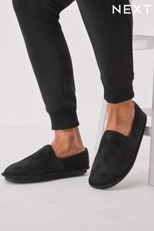 Black Closed Back Slippers (331036) | $22