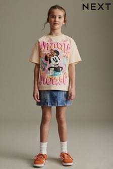 素色 - 超大版型亮片裝飾Minnie Mouse授權T恤 (3-16歲) (331145) | NT$620 - NT$840