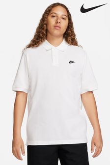 Белый - Рубашка поло с короткими рукавами Nike Club (331556) | €45