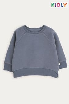 Blau - Kidly Brushback Sweatshirt (332085) | 39 €