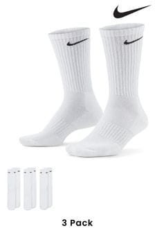 Nike White Everyday Cushioned Crew Socks 3 Pack (332431) | €23