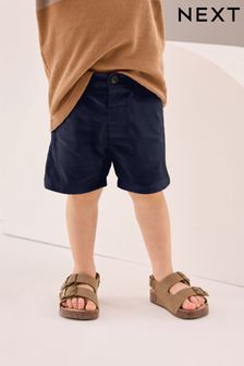 Navy Chinos Shorts (3mths-7yrs) (332745) | $10 - $14