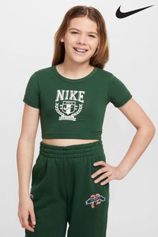 Green - Nike Trend Cropped T-shirt (332886) | kr460