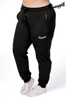 黑色 - Pineapple窄款拉鍊慢跑運動褲 (332910) | HK$329