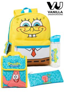 Vanilla Underground SpongeBob SquarePants Unisex Kids 4 Piece Backpack Set