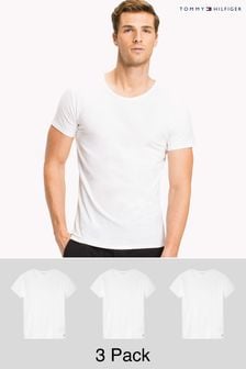 לבן - מארז של 3 חולצות טי מובחרות של Tommy Hilfiger (333109) | ‏205 ₪