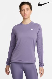 Purple - Nike Dri-fit Crew Neck Running Top (333972) | kr700