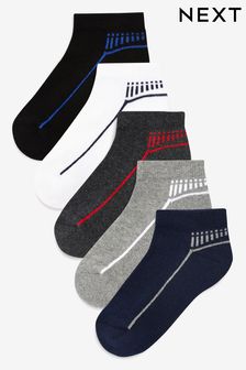 Multi 5 Pack Cushioned Footbed Sports Trainer Socks (334025) | 9 € - 12 €
