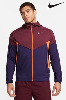 Roșu vișiniu - Jachetă de alergare cu rever Nike Windrunner (334541) | 597 LEI