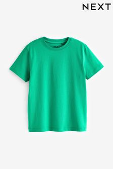 Verde Jade - Camiseta de manga corta de algodón (3-16 años) (334623) | 5 € - 9 €