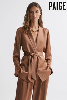 Paige Einreihiger Anzug-Blazer mit Gürtel​​​​​​​ (334747) | 616 €