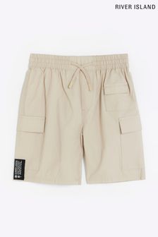 River Island Natural Cargo Boys Shorts (334914) | DKK80 - DKK120