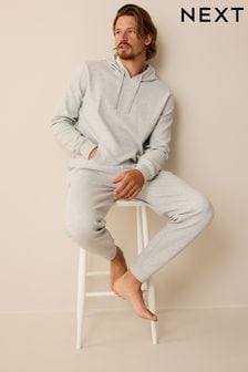 Grey Textured Hooded Pyjama Set (335094) | €22