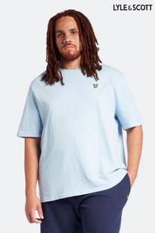 أزرق فاتح - Lyle & Scott Big Crew Neck T-shirt (335305) | 166 د.إ
