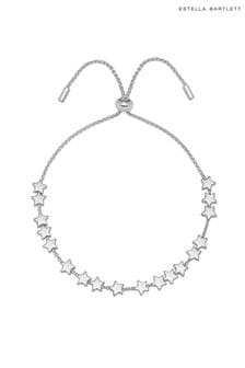 Estella Bartlett Silver Stars So Bright Chain Slider Bracelet (335936) | 159 SAR