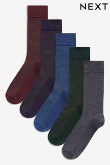 Dark Pindot 5 Pack Spot Socks (336711) | 18 €