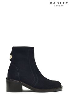 Radley London New Street Suede Jeans Black Boots (337227) | 1,077 SAR