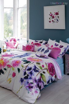 Bluebellgray Pink Taransay Floral Cotton Duvet Cover and Pillowcase Set (337622) | €135 - €232