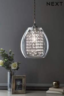Clear Bella Easy Fit Pendant Lamp Shade (338037) | ₪ 131