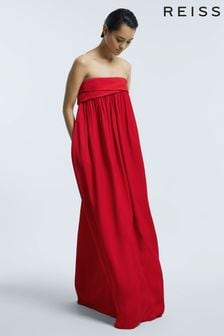 Atelier Italian Fabric Strapless Maxi Dress (338176) | $777