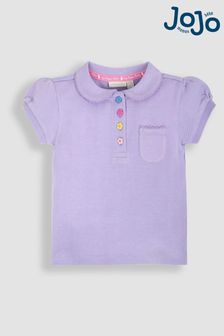 JoJo Maman Bébé Lilac Purple Pretty Polo Shirt (338314) | €18.50