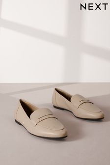 Signature Leather Slim Sole Loafers