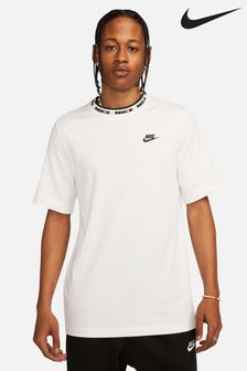 Nike White Sportswear Club Short Sleeve Top (339089) | kr584