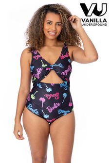 Vanilla Underground Black Ladies Barbie Print Swimsuit (339120) | kr389