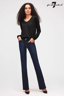 Straight-Cut Jeans 7 FOR ALL MANKIND W28 T 38 Straight-Cut Jeans  7 For All Mankind Damen blau Damen Kleidung 7 For All Mankind Damen Jeans 7 For All Mankind Damen Straight-Cut Jeans  7 For All Mankind Damen 