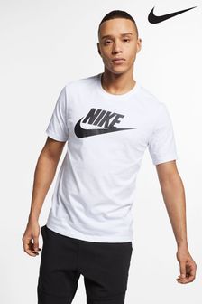 Nike White/Black Icon Futura T-Shirt (339742) | €30